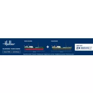   Heller STARTER KIT VOLONTAIRE + MARIE JEANNE Twinset 1:200 (55604)