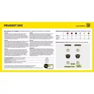 Heller STARTER KIT Peugeot 203 1:43 (56160)