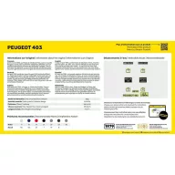 Heller STARTER KIT Peugeot 403 1:43 (56161)