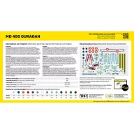 Heller STARTER KIT MD 450 Ouragan 1:72 (56201)