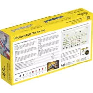Heller STARTER KIT Fouga Magister CM 170 1:72 (56220)