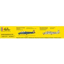 Heller STARTER KIT Fouga Magister CM 170 1:72 (56220)