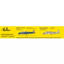 Heller STARTER KIT Fouga Magister CM 170 1:72 (56220)