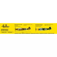   Heller STARTER KIT Messerschmitt Bf 108 B Taifun 1:72 (56231)