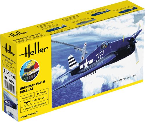 Heller STARTER KIT F6F Hellcat 1:72 (56272)