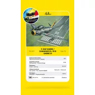   Heller STARTER KIT F-86F SABRE / CANADAIR CL-13 B Sabre VI 1:72 (56277)