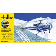   Heller STARTER KIT SA 316 Alouette III Gendarmerie 1:72 (56286)