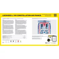 Heller STARTER KIT L-749 Constellation A.F. 1:72 (56310)