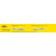 Heller STARTER KIT DC-6A/B Super Cloudmaster AF 1:72 (56315)