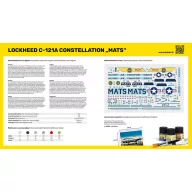 Heller STARTER KIT C-121A constellation MATS 1:72 (56382)
