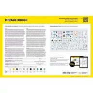 Heller STARTER KIT Mirage 2000 C 1:48 (56426)
