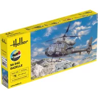 Heller STARTER KIT SA 342 Gazelle 1:48 (56486)