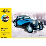 Heller STARTER KIT Bugatti T 50 1:24 (56706)