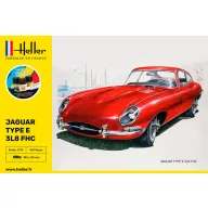 Heller STARTER KIT Jaguar Type E 3L8 FHC 1:24 (56709)