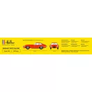 Heller STARTER KIT Jaguar Type E 3L8 FHC 1:24 (56709)