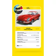 Heller STARTER KIT Jaguar Type E 3L8 FHC 1:24 (56709)