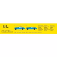 Heller STARTER KIT Talbot Lago Record 1:24 (56711)
