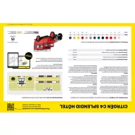 Heller STARTER KIT Citroen C4 Splendid Hotel 1:24 (56713)