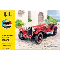 Heller STARTER KIT Alfa Romeo 1750cc Zagato 1:24 (56715)