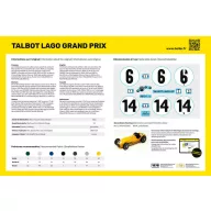 Heller STARTER KIT Talbot Lago Grand Prix 1:24 (56721)
