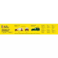 Heller STARTER KIT MB 170 Lieferwagen 1:24 (56736)