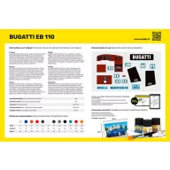 Heller STARTER KIT BUGATTI EB 110 1:24 (56738)