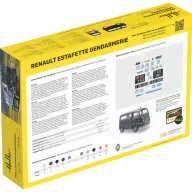  Heller STARTER KIT RENAULT Estafette Gendarmerie New Mould 1:24 (56742)