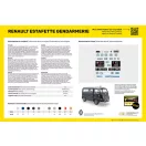 Heller STARTER KIT RENAULT Estafette Gendarmerie New Mould 1:24 (56742)