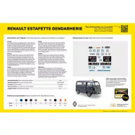   Heller STARTER KIT RENAULT Estafette Gendarmerie New Mould 1:24 (56742)