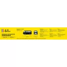 Heller STARTER KIT RENAULT Estafette Gendarmerie New Mould 1:24 (56742)
