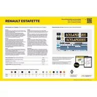 Heller STARTER KIT RENAULT Estafette New Mould 1:24 (56743)