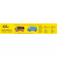 Heller STARTER KIT RENAULT Estafette New Mould 1:24 (56743)