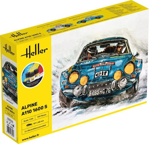 Heller STARTER KIT Alpine A110 (1600) 1:24 (56745)