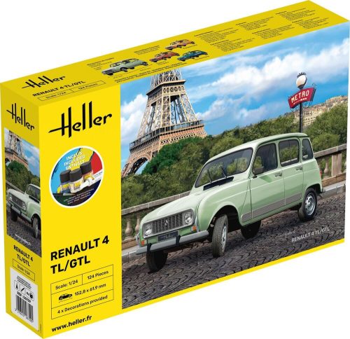 Heller STARTER KIT Renault 4TL/GTL 1:24 (56759)