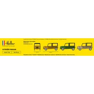 Heller STARTER KIT Citroen Mehari (Version 1) 1:24 (56760)