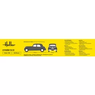 Heller STARTER KIT Citroen 15 CV 1:24 (56763)
