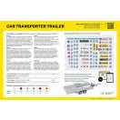 Heller STARTER KIT Car Transporter Trailer 1:24 (56774)