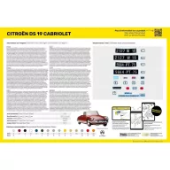 Heller STARTER KIT Citroen DS 19 Cabriolet 1:16 (56796)