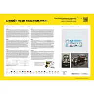 Heller STARTER KIT Citroen 15 SIX Traction Avant 1:8 (56799)