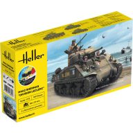   Heller STARTER KIT M4A2 Sherman Division Leclerc (deco.FR KIT 1:72 (56894)