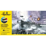 Heller STARTER KIT LCVP Landungsboot + Figures 1:72 (56995)