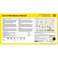 Heller STARTER KIT US 1/4 Ton Truck & Trailer 1:72 (56997)