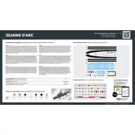Heller STARTER KIT Jeanne d'Arc 1:400 (57034)