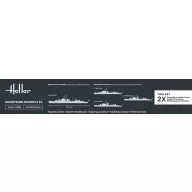 Heller STARTER KIT Escorteurs Rapides E 52 1:400 (57094)