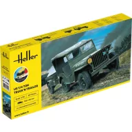   Heller STARTER KIT US 1/4 Ton Truck 'n Trailer 1:35 (57105)