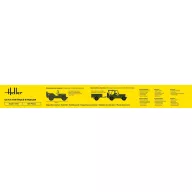   Heller STARTER KIT US 1/4 Ton Truck 'n Trailer 1:35 (57105)