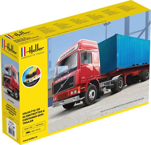 Heller STARTER KIT F12-20 Globetrotter & Container semi trailer 1:32 (57702)