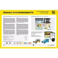 Heller STARTER KIT Renault 4 Fourgonette F4 1:24 (58700)