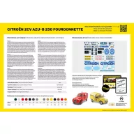   Heller STARTER KIT Citroen 2CV Fourgonette AK 250 1:24 (58701)