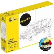 Heller STARTER KIT Citroen Mehari Gendarmerie 1:24 (58702)
